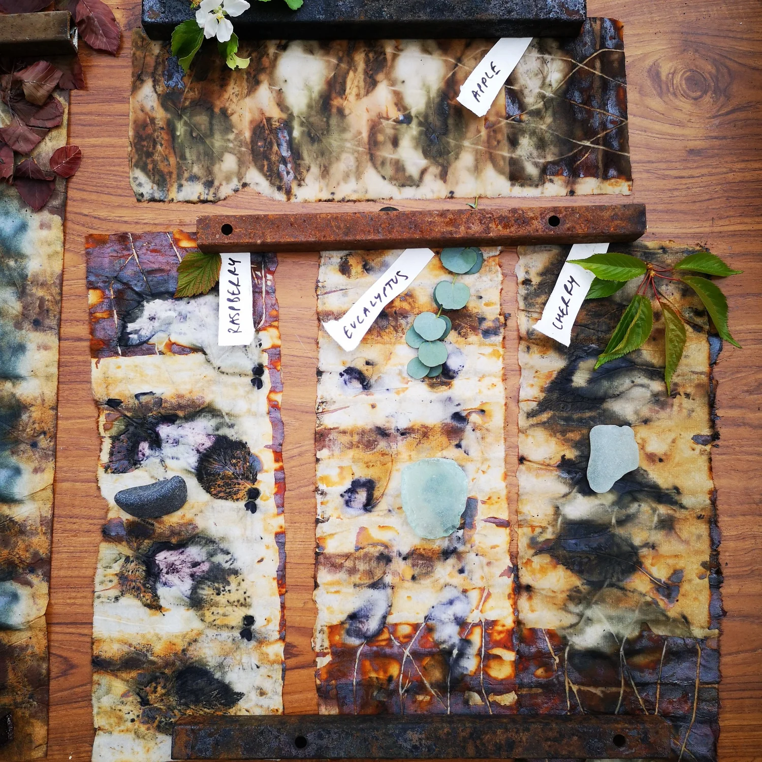 Eco-printing: Riverscapes - project photograph 8