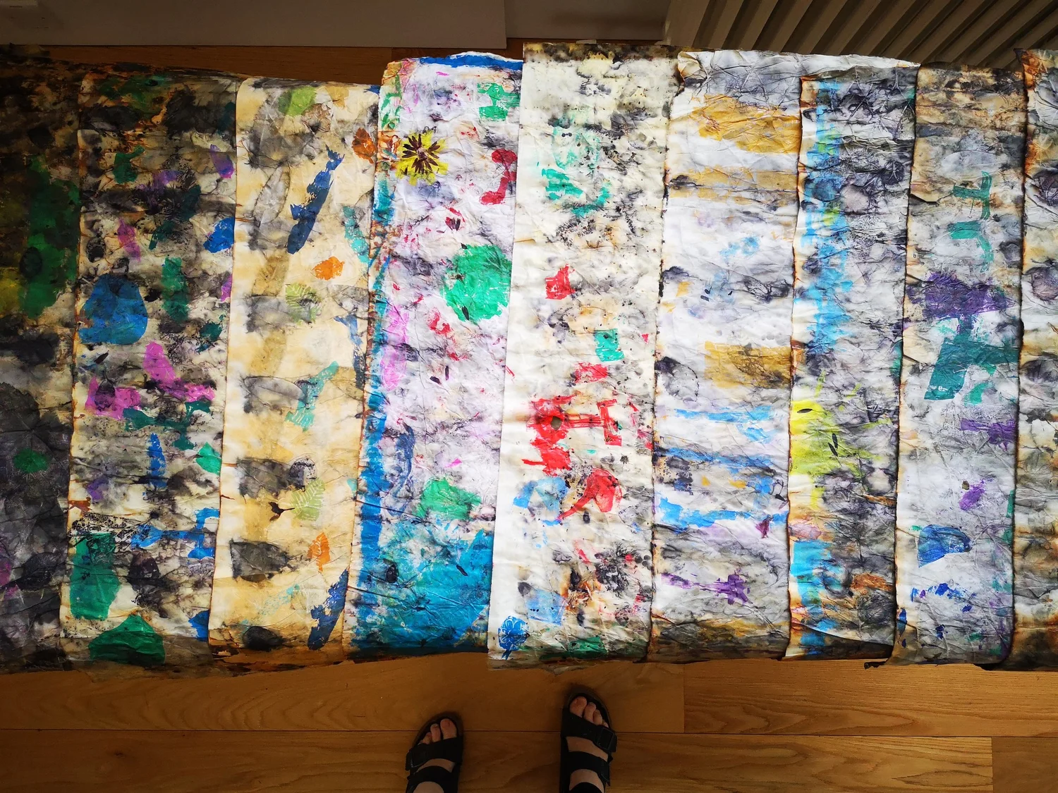 Eco-printing: Riverscapes - project photograph 27