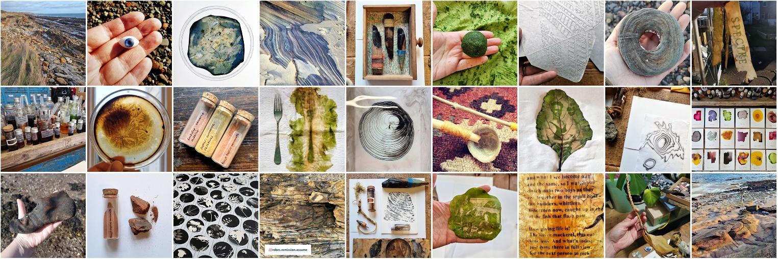 Banner image from Katie Fowlie's artist statement